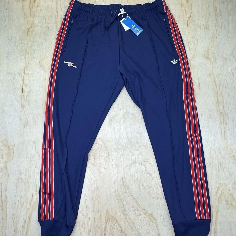 NEW Arsenal FC Adidas Terrace Icons Track Pants Mens Jogger Pants 3XL JF0545